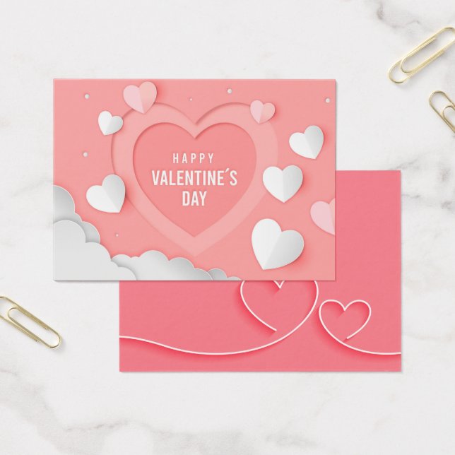 Happy valentiner Visitenkarte (Büro)