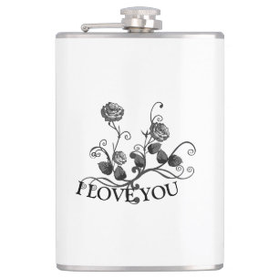 Happy Valentine's Day 2022 Tasse Flachmann