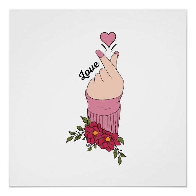 Happy Valentine's Day 2023 - Liebe Images Modern Poster (Vorderseite)