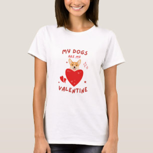 Happy Valentine's Day 2024 - Funny Lover Dogs Imag T-Shirt
