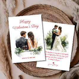 happy valentines day 2 photos illustration red  mitteilungskarte