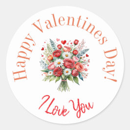 Happy Valentine's Day Aufkleber