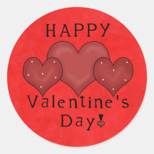 Happy Valentines Day Aufkleber