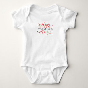 Happy Valentine's Day Baby Strampler