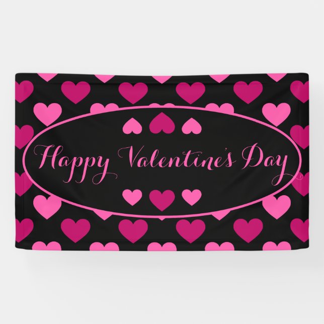 Happy Valentines Day Banner (Horizontal)