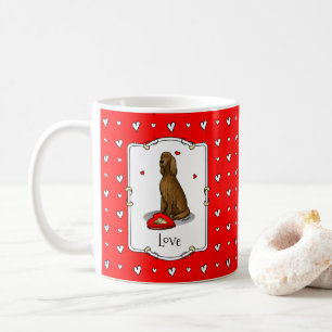Happy Valentine's Day Be Mine Irish Setter (rot 1) Kaffeetasse