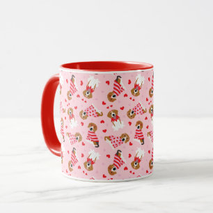 Happy Valentines Day Beagle Hunde Tasse