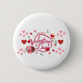 Happy Valentine's Day Button