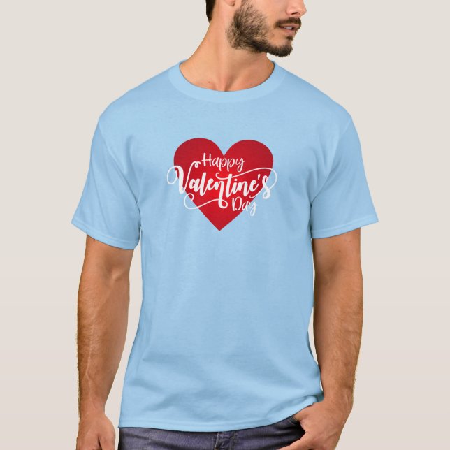 Happy Valentine's Day Calligraphy | T - SHIRT (Vorderseite)