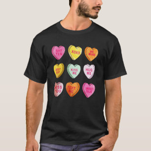 Happy Valentines Day Candy Conversation Hörensenku T-Shirt