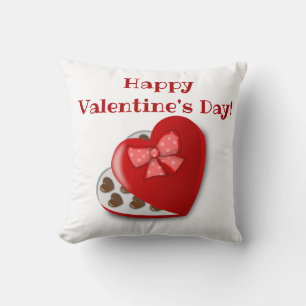 Happy Valentine's Day Candy Kissen Dekor