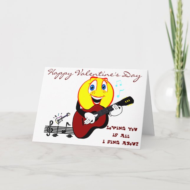 Happy Valentine's Day_Card Feiertagskarte (Vorderseite)