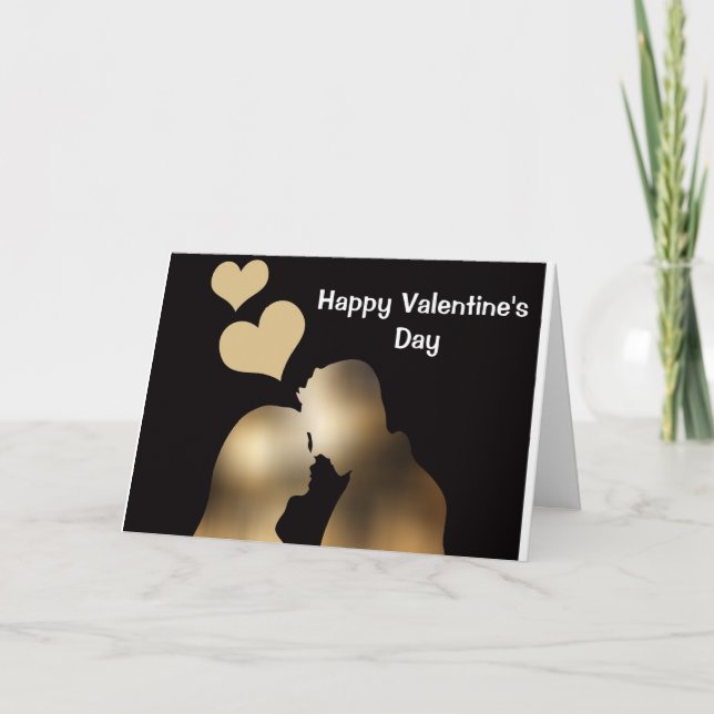 Happy Valentine's Day Card Karte (Vorderseite)