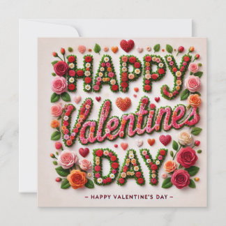 Happy Valentines Day Cards  Feiertagskarte