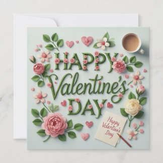 Happy Valentines Day Cards  Feiertagskarte