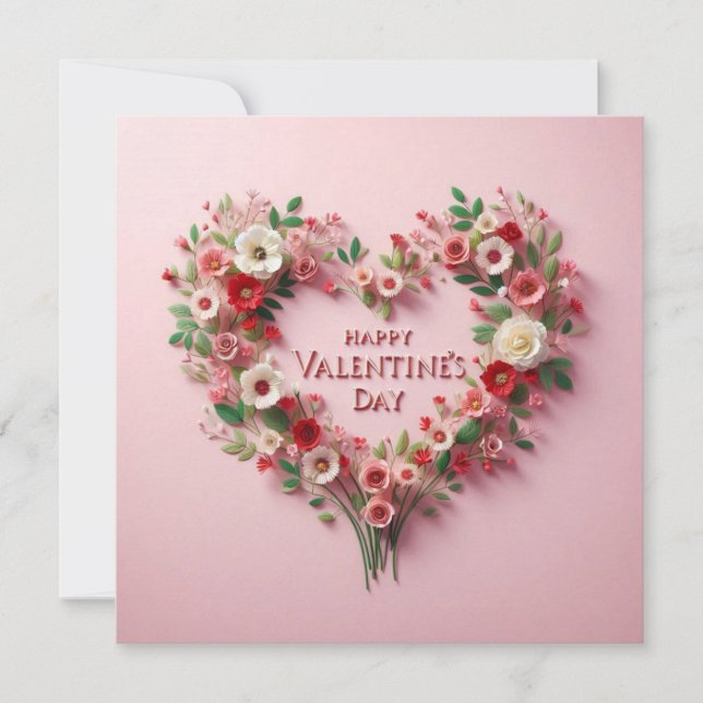 Happy Valentines Day Cards  Feiertagskarte (Vorderseite)