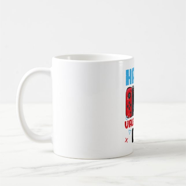 Happy Valentines Day Controller Video Game Heart B Kaffeetasse (Links)
