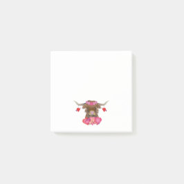 Happy Valentines Day Cow Post-it Klebezettel