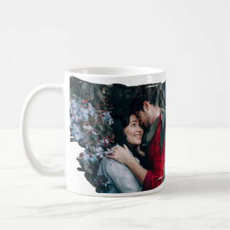 Happy Valentine's Day Custom Foto & Names Tasse
