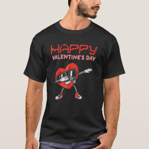 Happy Valentines Day Dab Heart Gamer Valentine Boy T-Shirt