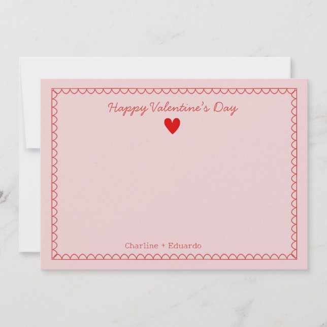 Happy Valentines Day Danke (Vorderseite)