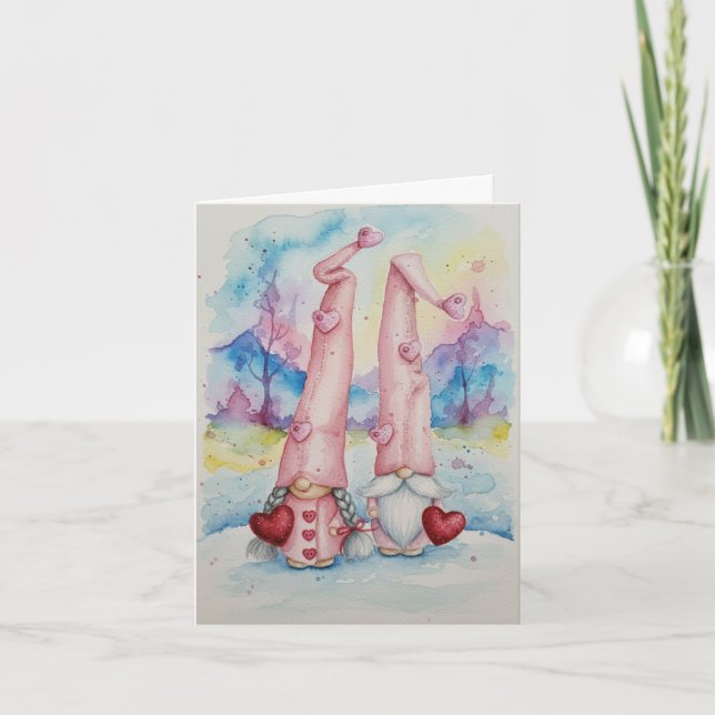 Happy Valentine's Day  Dankeskarte (Vorderseite)