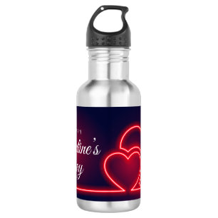 Happy Valentine's Day Edelstahlflasche