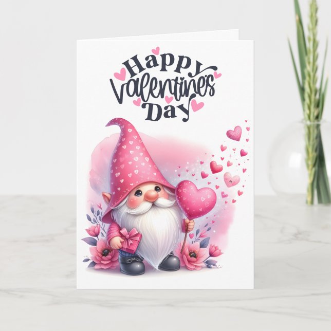 Happy Valentines Day - Faltkarte Karte (Vorderseite)