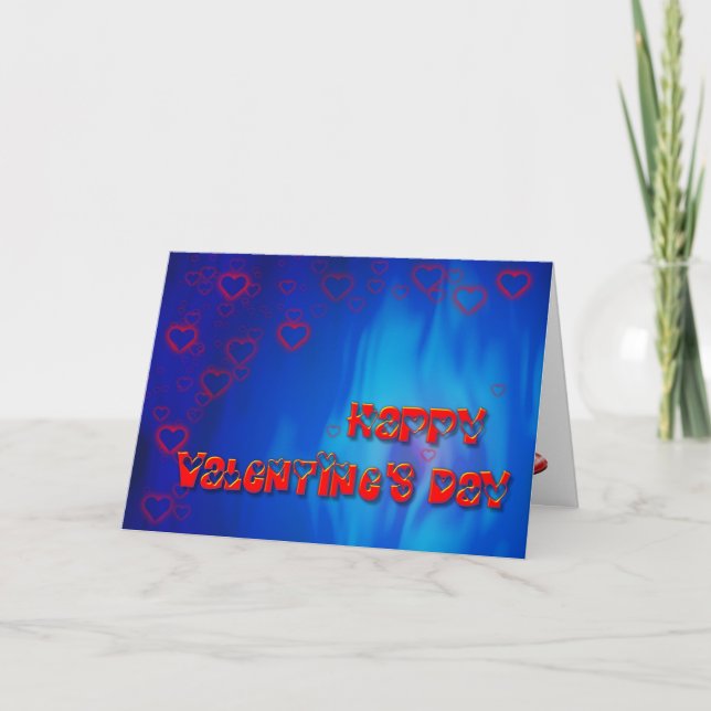 Happy Valentine's Day Feiertagskarte (Vorderseite)