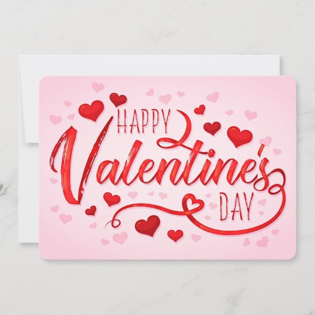 Happy Valentine's Day Feiertagskarte (Vorderseite)