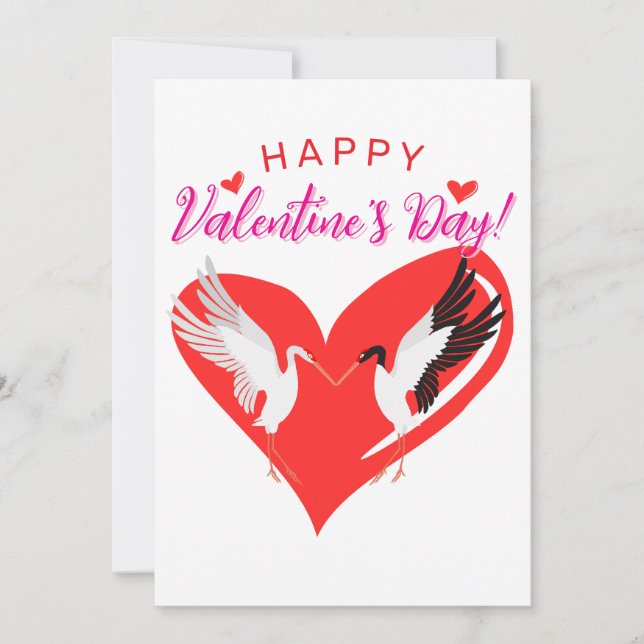 Happy Valentine's Day Feiertagskarte (Vorderseite)