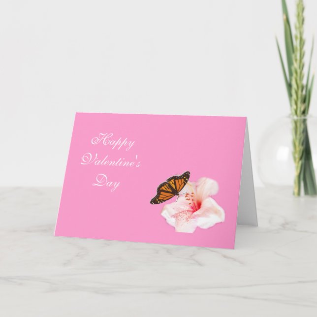 Happy Valentine's Day. Feiertagskarte (Vorderseite)