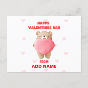 Happy Valentines Day Feiertagspostkarte