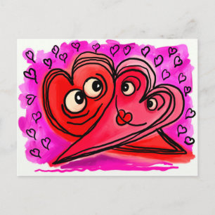 Happy Valentine's Day Feiertagspostkarte