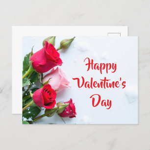 Happy Valentine's Day Feiertagspostkarte