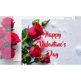 Happy Valentine's Day Feiertagspostkarte