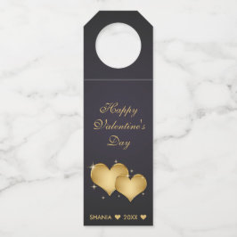 Happy Valentine's Day Flaschenanhänger