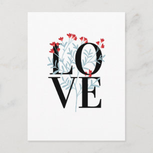 Happy Valentine's Day for Lover Stilvoll Feiertagspostkarte