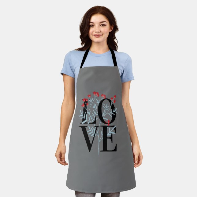 Happy Valentine's Day for Lover Stilvoll Schürze (Getragen)