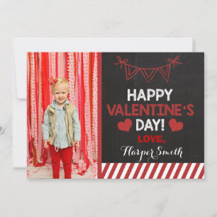 Happy Valentines Day Foto Card Feiertagskarte
