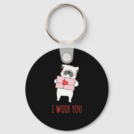 Happy Valentine's Day - Funny Dog Valentine Quotes Schlüsselanhänger