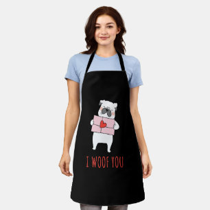 Happy Valentine's Day - Funny Dog Valentine Quotes Schürze