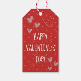 Happy Valentine's Day Geschenkanhänger