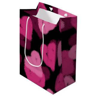 Happy Valentine's Day-Geschenktasche Mittlere Geschenktüte