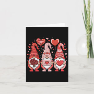 Happy Valentine's Day Gnomes Herz Niedliche Liebe Karte