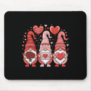 Happy Valentine's Day Gnomes Herz Niedliche Liebe Mousepad