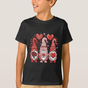Happy Valentine's Day Gnomes Herz Niedliche Liebe T-Shirt