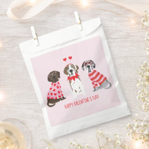 Happy Valentines Day Great Dane Hunde Geschenktütchen