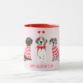 Happy Valentines Day Great Dane Hunde Tasse
