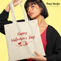 Happy Valentine's Day Heart Modern Typography